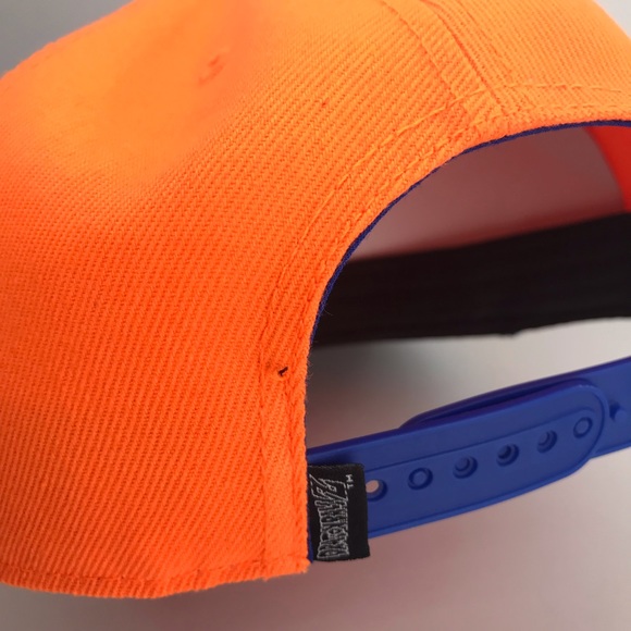 Dragon Ball Z Goku Adjustable Baseball Cap Snapback Orange - Picture 6 of 8